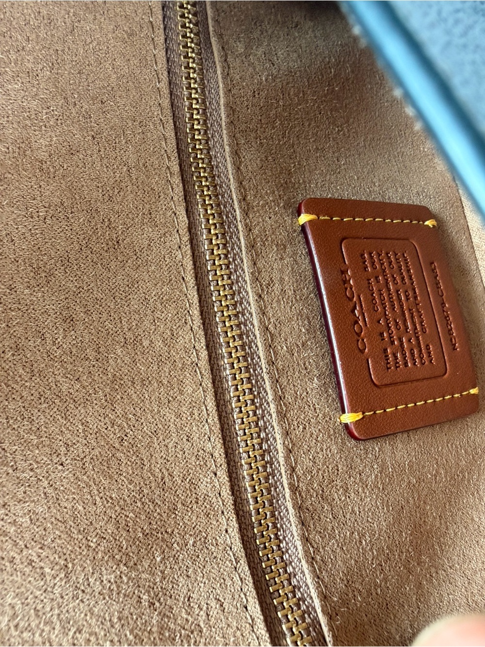 Coach Brown Signature Canvas and Leather Crossbody with Gold Hardware - Picture 3 of 7